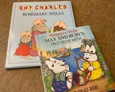 2 Rosemary Wells - SHY CHARLES + MAX AND RUBY S FIRST GREEK MYTH SIGNED HARDBACK