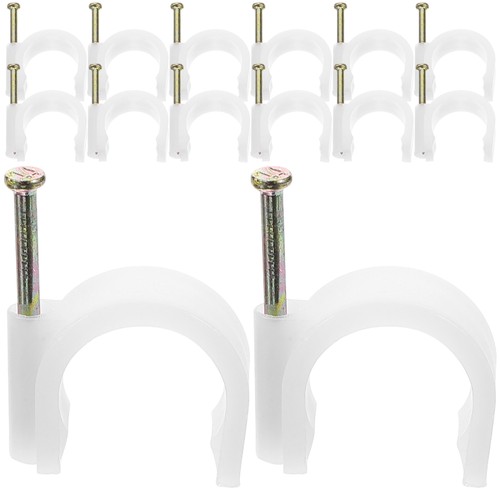 50 Pcs Pipe Hook Electrical Cable Staples Holder Clips - 第 6/10 張圖片