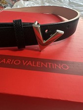 Valentino “Divina” Silver Buckle Belt Medium