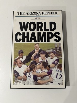 2001 World Series Champions Arizona Diamondbacks Wood Printed, 15  By 10 