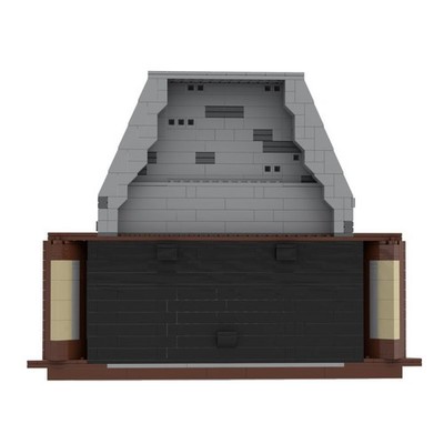Mocs Bricks Sets Fireplace with Ornaments and Many Decorations MOC-147971