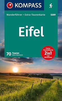 KOMPASS Wanderführer Eifel, 70 Touren mit Extra-Tourenka... | Buch | Zustand gut - Bild 1 von 2