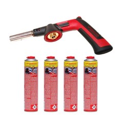 Rothenberger Industrial Lötbrenner RS 300 inkl. 4 x Multigas Kartusche 338g