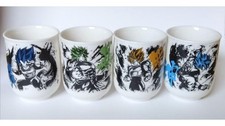 Dragon Ball Ultimate Evolution Ichiban Kuji Taza de Té Premio G Juego Completo de 4