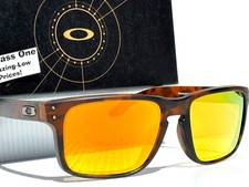 NEW Oakley HOLBROOK Matte Tortoise POLARIZED Galaxy Orange Lens Sunglass 9102