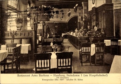 Ak Hamburg Mitte St. Georg, Restaurant Astra Bierhaus, Steindamm... - 4282731