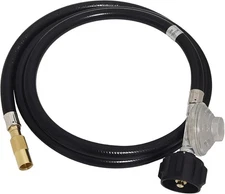 6 FT Propane Adapter Hose Regulator Kit for Blackstone 17in and 22in Tabletop Gr