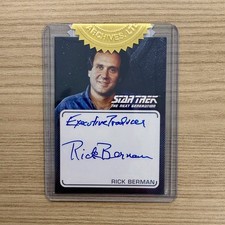 2022 Rittenhouse Star Trek TNG Archives and Inscriptions RICK BERMAN Autograph