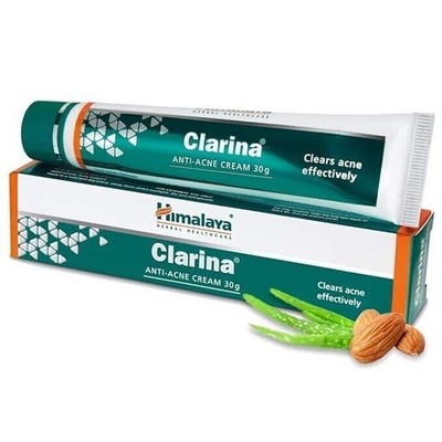 2X Himalaya Clarina Anti-Acne Cream 30gm wound-healing, & astringent properties