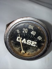 Case Tractor Oil Pressure Gauge Vintage