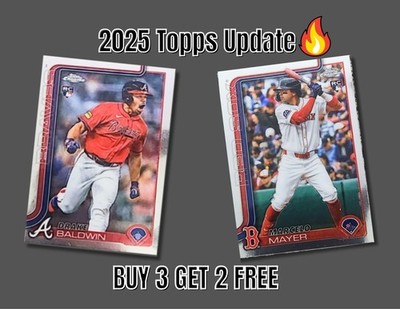 2025 Topps CHROME UPDATE SERIES PICK YOUR CARD COMPLETE YOUR SET