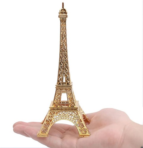 Eiffel Tower Model,Paris Craft Architecture Model 13cm/5.1inch - Foto 6 di 9
