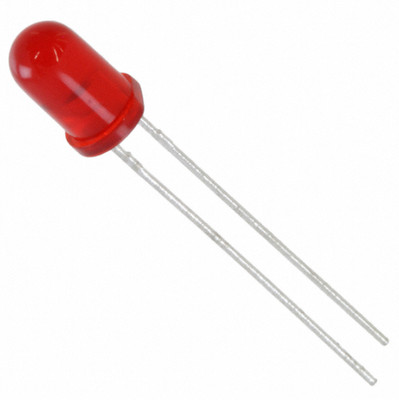 Pack of 10  L-53ID  LED Uni-Color Hi-Eff. Red 627nm 2-Pin T-1 3/4