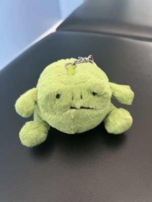 AUTHENTIC Ricky Rain Frog Jellycat Keychain Used Condition