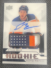 2018-19 UPPER DECK PREMIER ETHAN BEAR ROOKIE AUTO PATCH #ed 132/249