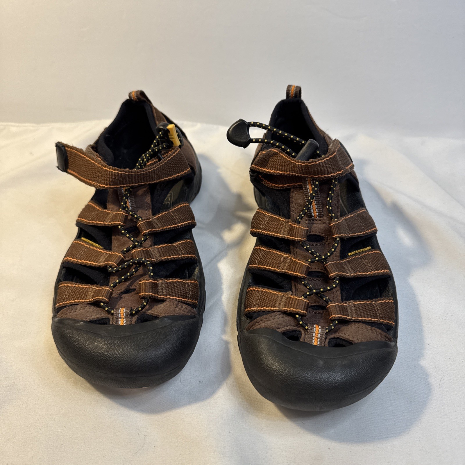 Sandali KEEN Newport H2 escursionismo passeggio atletico impermeabili marrone taglia 6 UK 4
