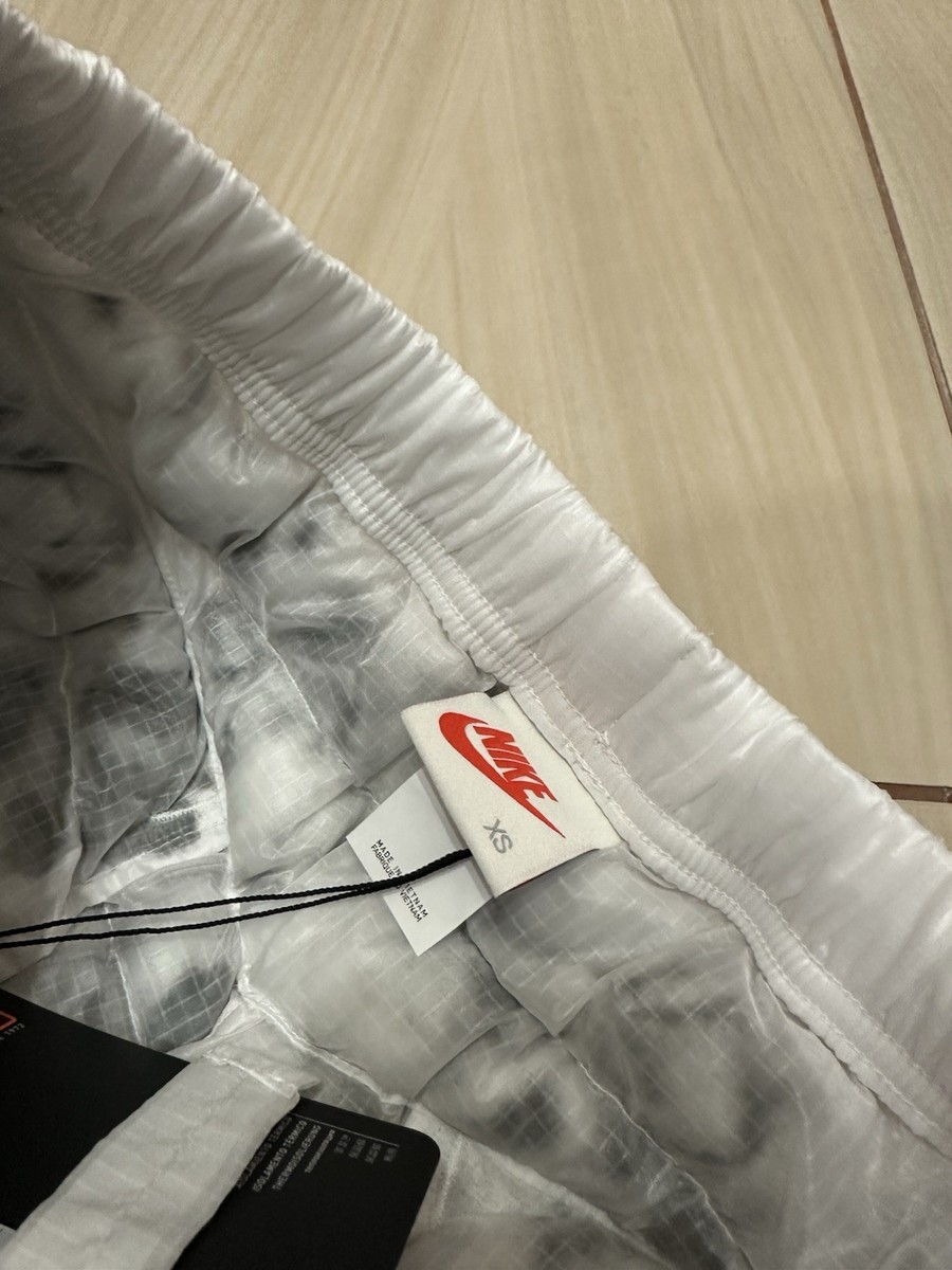 Nike x Stussy Insulated White Puffer Pants Size XS DC1092-100 Men