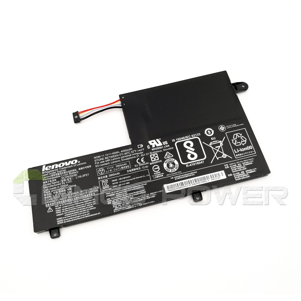 Genuine L14M3P21 L14L3P21 Battery for Lenovo Ideapad 510S 510S