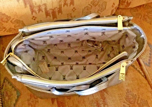 Bolso de Mano/Comprador ANTONIO MELANI Caroline con Solapa "Rock" en Relieve TOTALMENTE NUEVO - Imagen 6 de 9