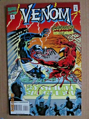 1995 MARVEL COMICS VENOM: CARNAGE UNLEASHED PART 4 | eBay