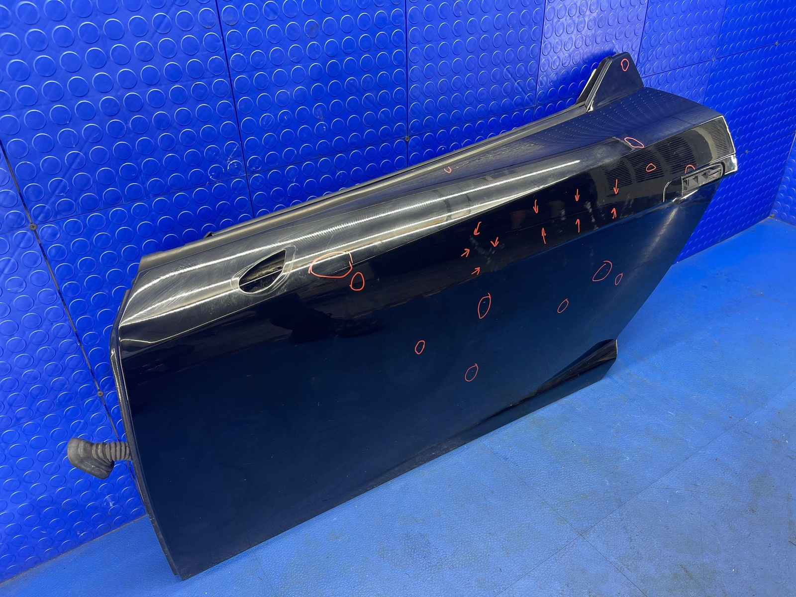 LAMBORGHINI GALLARDO OEM SPYDER FRONT LEFT DOOR NERO NOCTIS (LY9B)