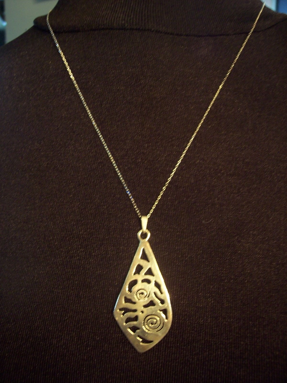 Large Sterling Silver Necklace - image 3