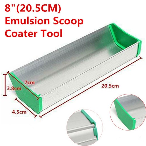 Hot ! 8 Inch Emulsion Scoop Coater Silk Screen Printing Aluminum Coating Tool  - Picture 1 of 8