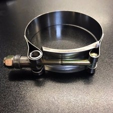 67-75 mm Heavy Duty Stainless T Bolt Turbocharger Clamp Turbo Boost Pipe 2.5"