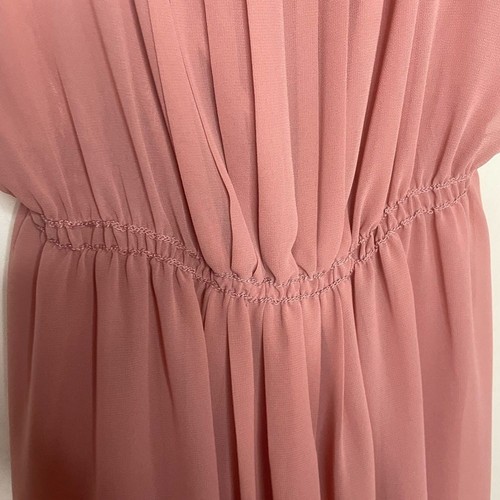 MSSP Max Studio Blush Pink Sleeveless Lined Knee Length Women's Dress Size Large - Picture 11 of 11