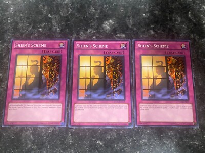 3X Shien's Scheme STOR-EN075 - Yugioh Yu Gi Oh! 3 Playset