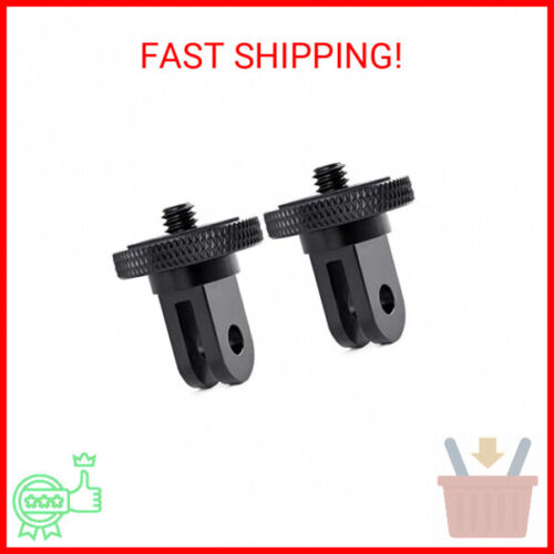 Camera Tripod Mount for Gopro Adapter, 2Pcs 1/4-20 Screw Conversion Adapter for