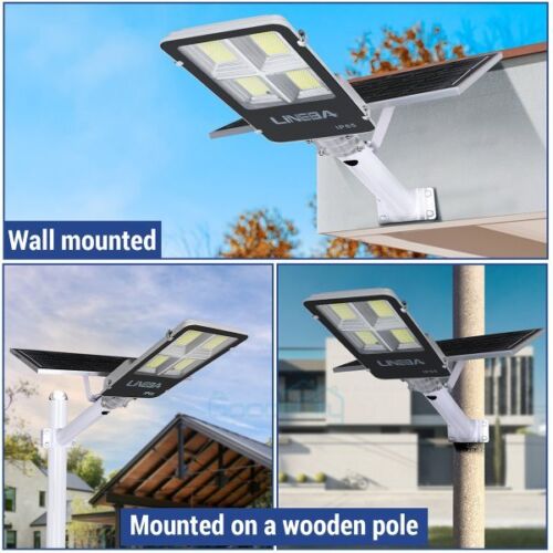 9900000000LM 11000W Commercial Solar Street Light LED Dusk ToDawn Road Lamp+Pole - Picture 73 of 188