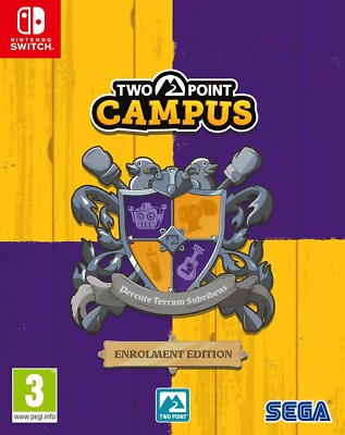 Two Point Campus Enrolment Edition Switch * BRANDNEU & SEALED NINTENDO SPIEL *