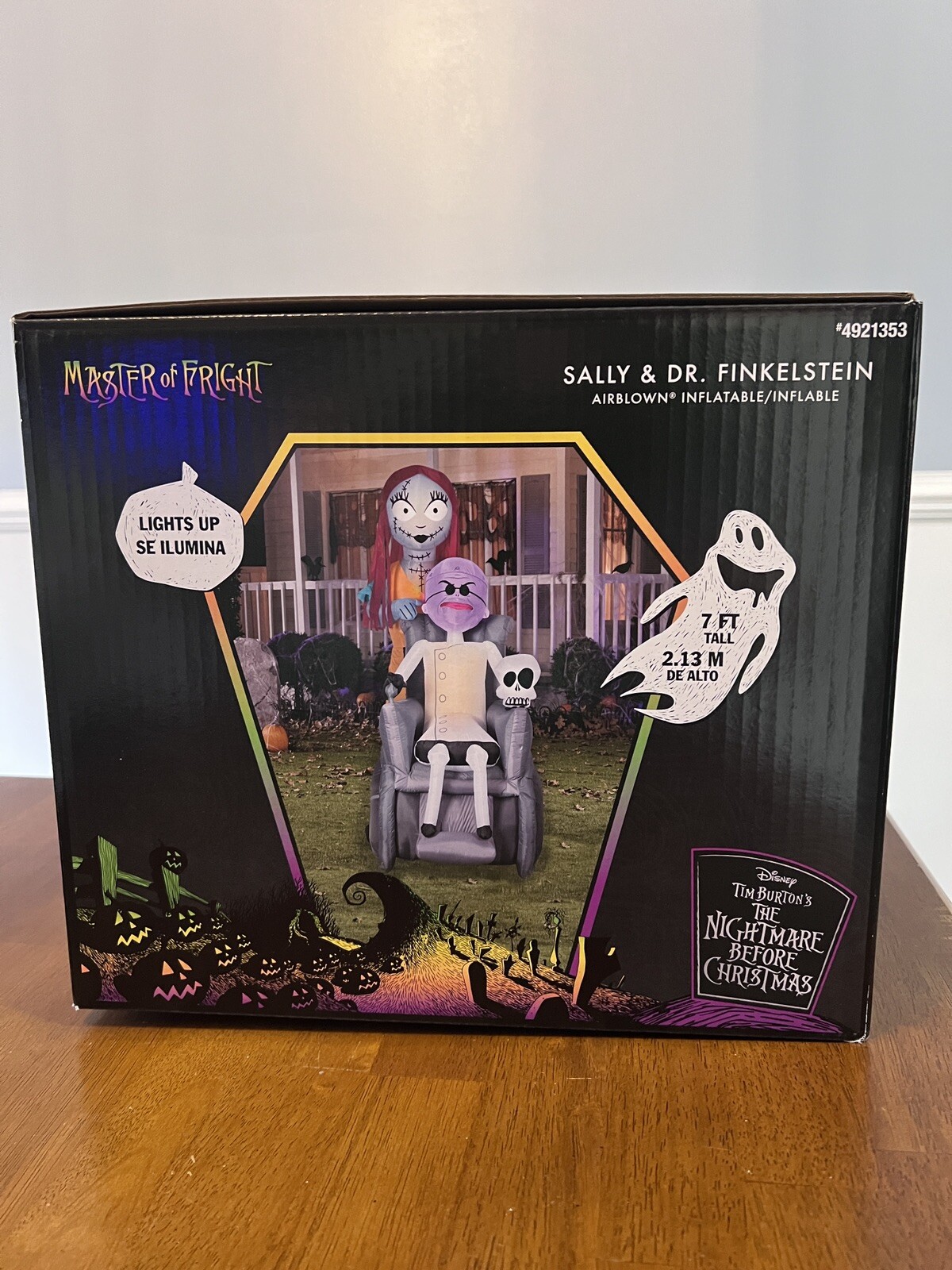 7ft Nightmare Before Christmas Sally Dr. Finkelstein Blow Up Inflatable