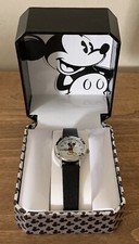 Disney MCK873 Mickey Mouse Arm Movement Watch Ladies Black Band Needs Battery