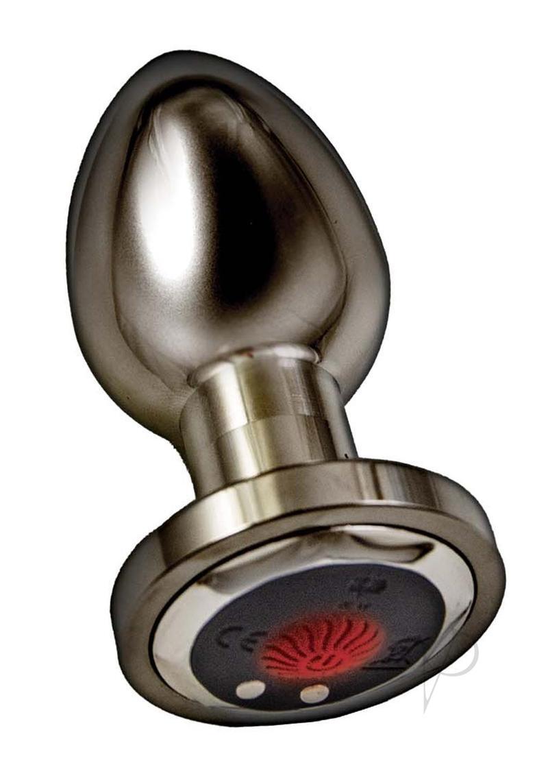 Ass-Sation Remote Control Rechargeable Vibrating Metal Anal Plug - Black |  eBay