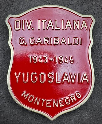 Abzeichen Italienische Partisanendivision ''Garibaldi'' (Montenegro)