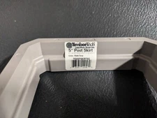 AZEK 5x5 post skirt -slate gray