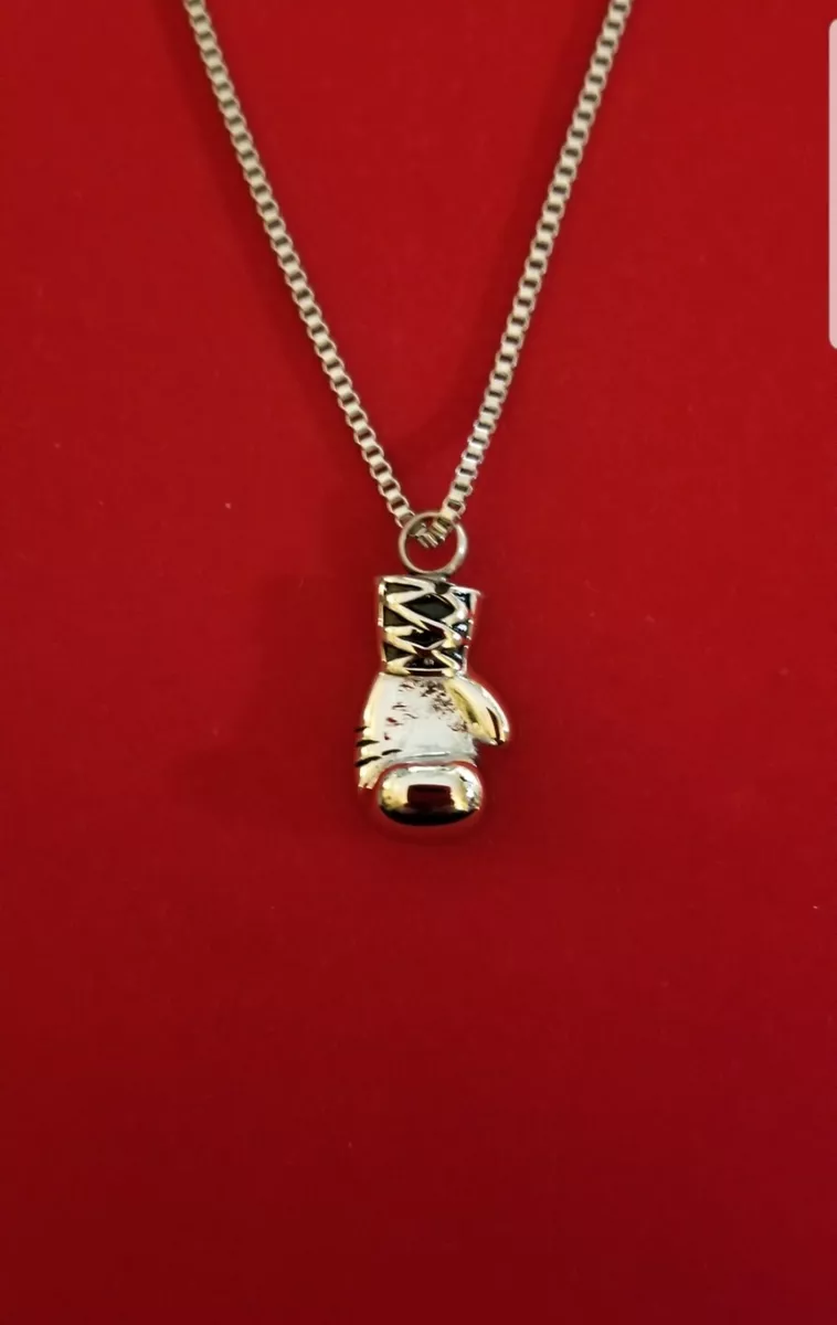 Cremation jewelry for ashes Boxing Glove Urn Necklace Memorial Keepsake ash