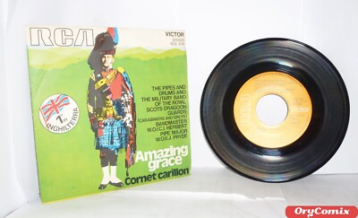DIE PIEPS UND DRUMS... - AMAZING GRACE - VINYL 7'' 45 UPM AUSGEZEICHNET