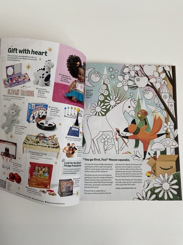 Amazon Kids Gift Book Share The Joy Christmas Wish List Activity Book W/Stickers - Picture 7 of 13