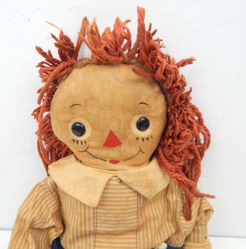 Muñeca antigua Ann Buddy 6K Raggedy Cloth Rags - Imagen 2 de 10