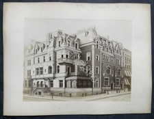 Vintage Photo: Cornelius Vanderbilt II House 57th Avenue - New York 1890 ca.