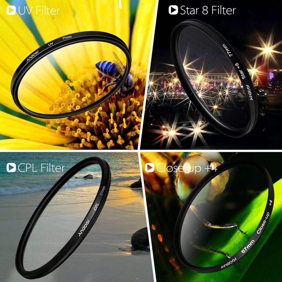 40.5mm +CPL+Star8+Close- (+1 +2 +4 +10) Photography Lens Filter Q4P6 - Image 4 of 4
