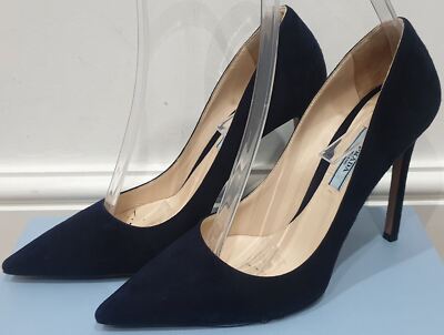【Prada】2014ss ARCHIVE NAVY heel shoes Prada Spring 2014 Ready-to-Wear Fashion Show | Vogue