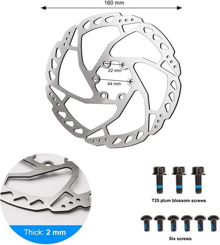 Aluminum Hydraulic Brake Set with 160mm Rotors - Universal Bike Compatibility - Picture 7 of 10