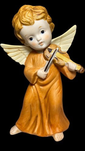 set of 3 HomCo angels instruments porcelain 6.5” Vintage - Picture 10 of 18