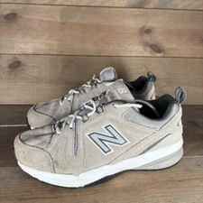 new balance 608 V5 mens size 9 wide EE shoes gray walking comfort sneakers