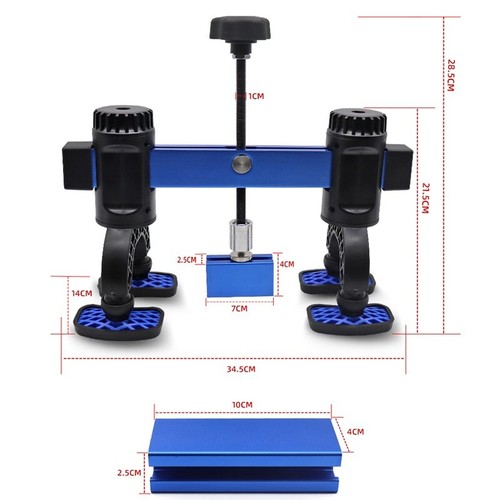 Car Paintless Dent Puller Tool Bridge Lifter Aluminum Auto Body Dent Repair Kits - Picture 3 of 10