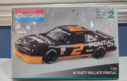 Monogram #2 Pontiac Rusty Wallace kit 2960 1:24 Scale ~ Sealed ~ New in Box